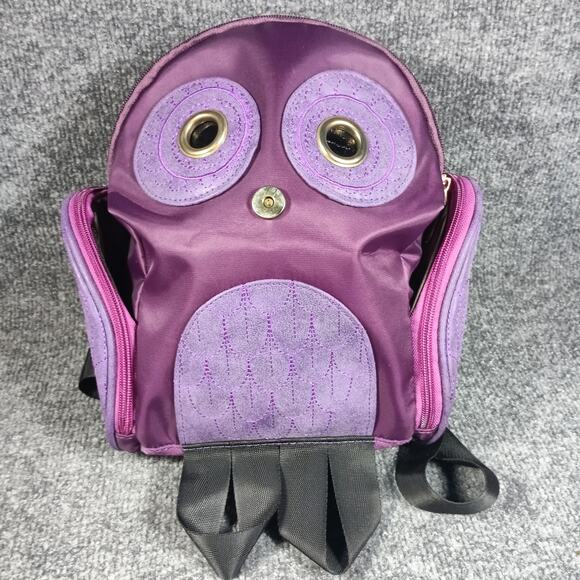 Owl Backpack Womens Novelty Bag Cute Animal School Travel Bookbag Adjustable - Picture 2 of 8